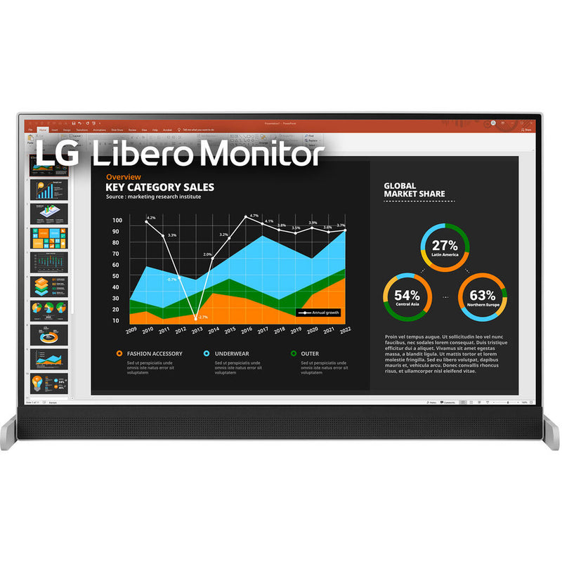 LG 27BQ70QC-S 27 1440p HDR Libero Monitor