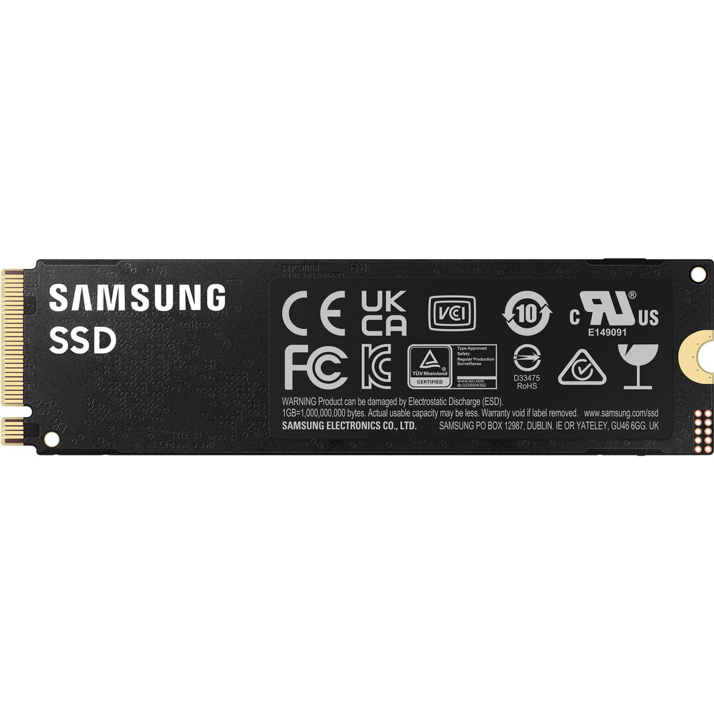Samsung 990 PRO 2TB NVMe PCIe Gen 4.0 M.2 SSD – Up to 7,450 MB/s Read, 6,900 MB/s Write, Enhanced Power Efficiency, Smart Thermal Control