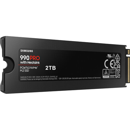 Samsung 990 PRO PCIe 4.0 x4 M.2 Internal SSD with Heatsink
