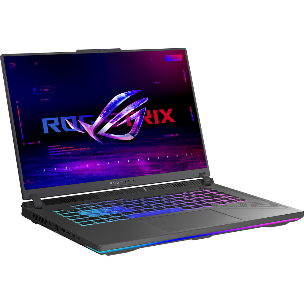 ASUS ROG Strix G16 Gaming G614JV-N3177 - لابتوب 16 بوصة 165 هرتز FHD+ - Core i7-13650HX - ذاكرة وصول عشوائي DDR5 سعة 16 جيجابايت - قرص SSD سعة 512 جيجابايت - بطاقة رسومات RTX 4060 سعة 8 جيجابايت - مفتاح WIN
