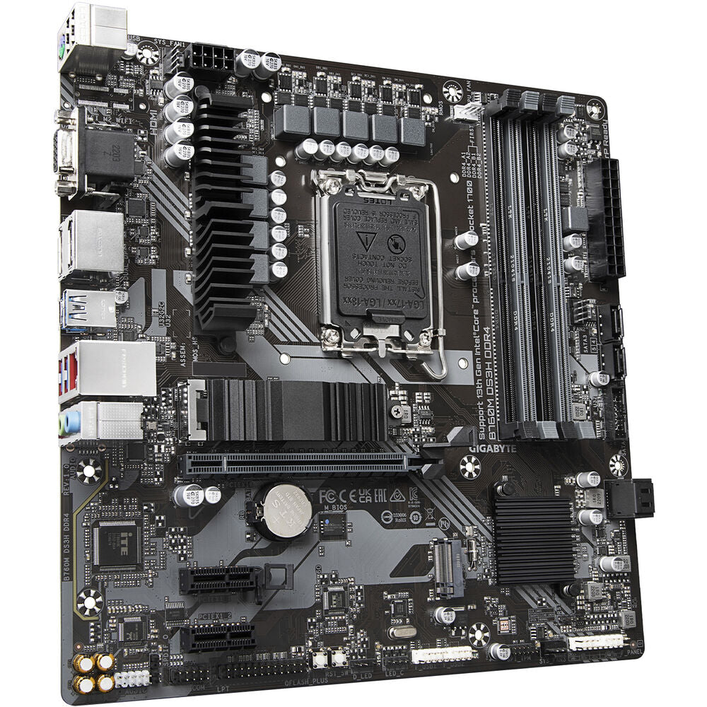 جيجابايت B760M DS3H DDR4 LGA 1700 Micro-ATX اللوحة الأم