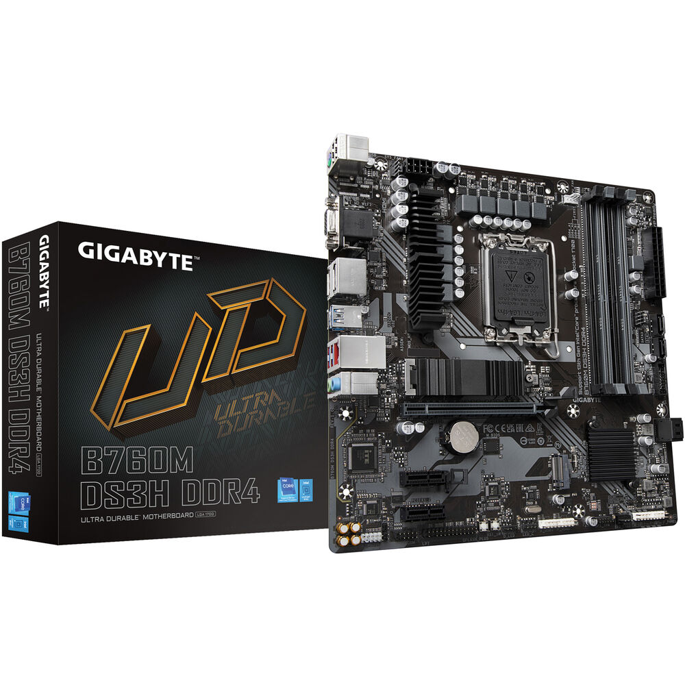 جيجابايت B760M DS3H DDR4 LGA 1700 Micro-ATX اللوحة الأم
