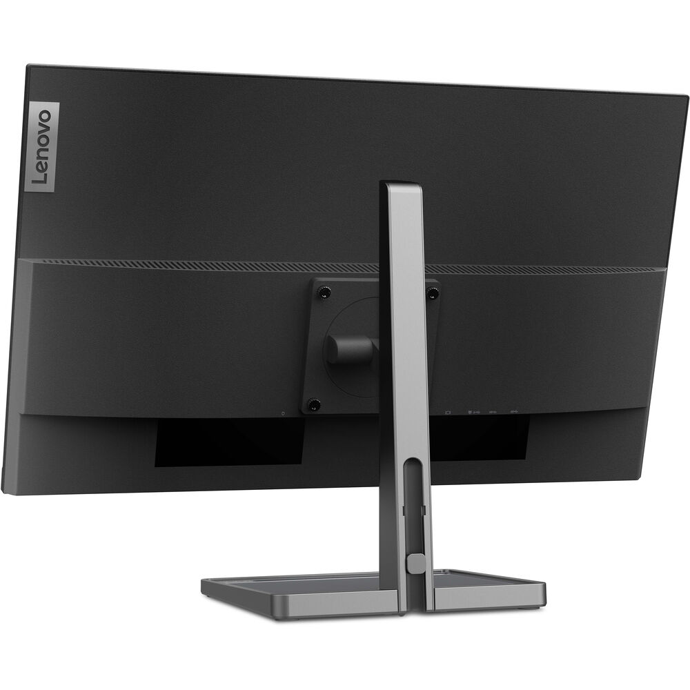 Lenovo L27m-30-2022 - شاشة يومية - 27 بوصة FHD - 75 هرتز - AMD FreeSync - معتمدة للضوء الأزرق المنخفض - حامل قابل للإمالة - مكبرات صوت مدمجة - HDMI وVGA وUSB-C، رمادي