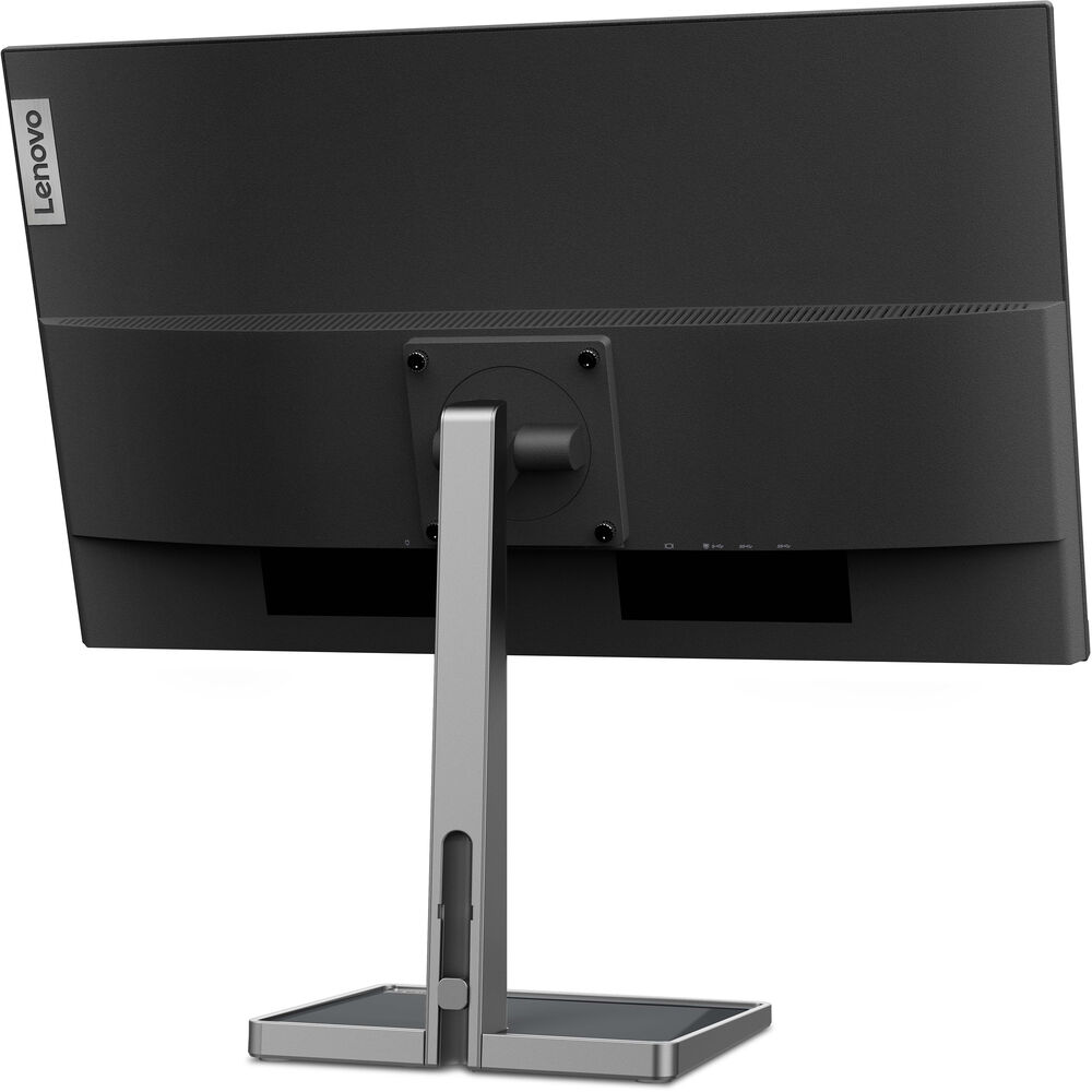 Lenovo L27m-30-2022 - شاشة يومية - 27 بوصة FHD - 75 هرتز - AMD FreeSync - معتمدة للضوء الأزرق المنخفض - حامل قابل للإمالة - مكبرات صوت مدمجة - HDMI وVGA وUSB-C، رمادي