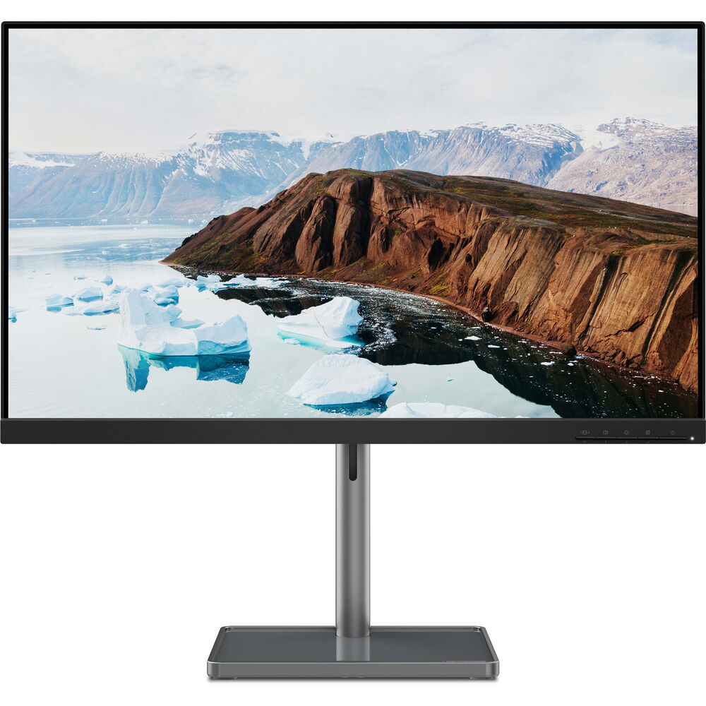 Lenovo L27m-30-2022 - شاشة يومية - 27 بوصة FHD - 75 هرتز - AMD FreeSync - معتمدة للضوء الأزرق المنخفض - حامل قابل للإمالة - مكبرات صوت مدمجة - HDMI وVGA وUSB-C، رمادي