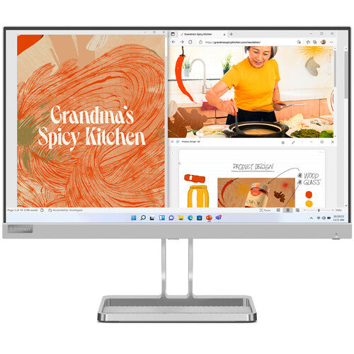 Lenovo L22i-40 21.5 Monitor (Cloud Gray) – AL-NABAA