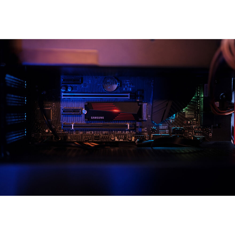 Samsung 990 PRO 1TB NVMe PCIe Gen 4.0 M.2 SSD with Heatsink – Up to 7,450 MB/s Read, 6,900 MB/s Write, PS5 Compatible, Smart Thermal Control