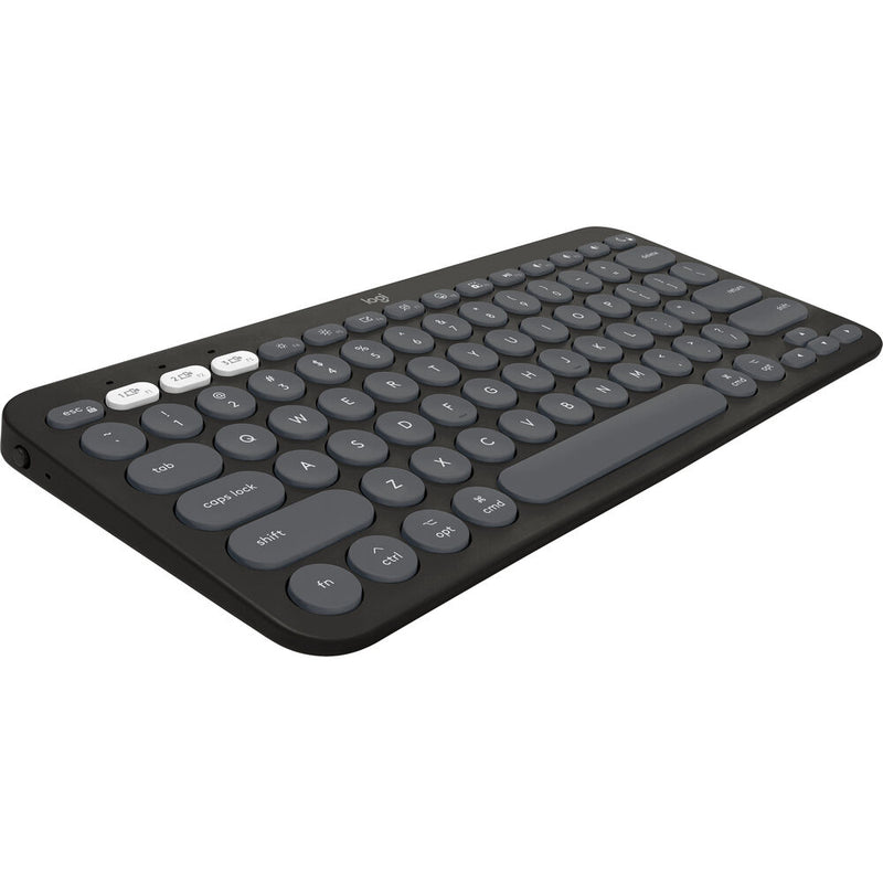 Logitech Pebble Keys 2 K380S Wireless Keyboard (Tonal Graphite)