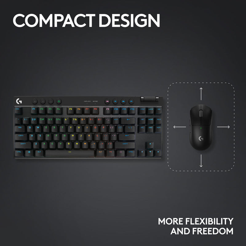 Logitech G PRO X TKL LIGHTSPEED Wireless RGB Gaming Keyboard