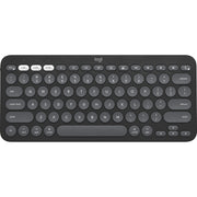 Logitech Pebble Keys 2 K380S Wireless Keyboard (Tonal Graphite) / ( En / Ar )