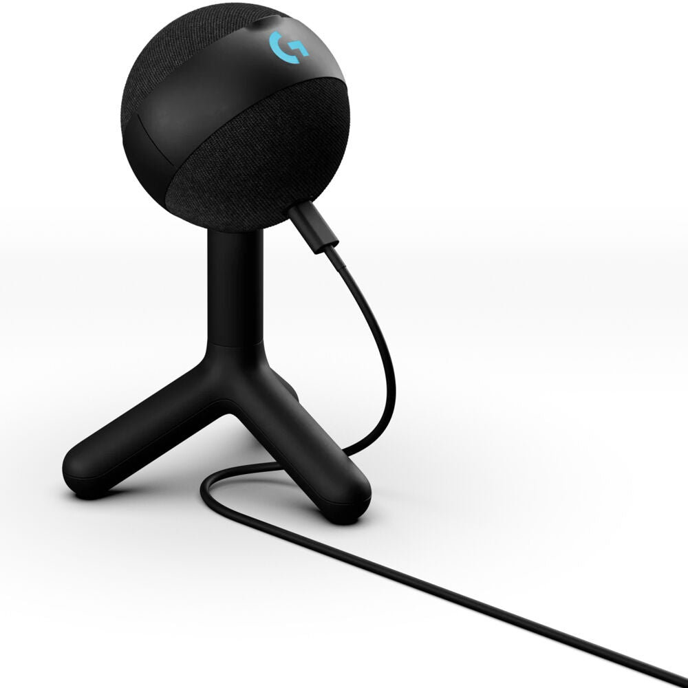 ميكروفون ألعاب Logitech G Yeti Orb RGB USB-C (أسود) 