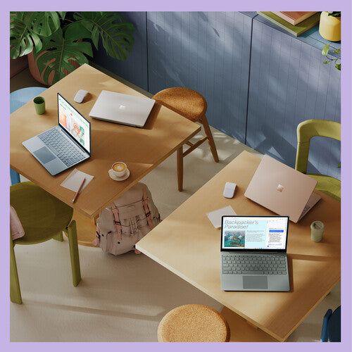 Microsoft 12.4 بوصة Multi-Touch Surface Laptop Go 3 للأعمال - Core i5-1235U - 8 جيجا رام - 256 جيجا SSD - ويندوز 11 هوم