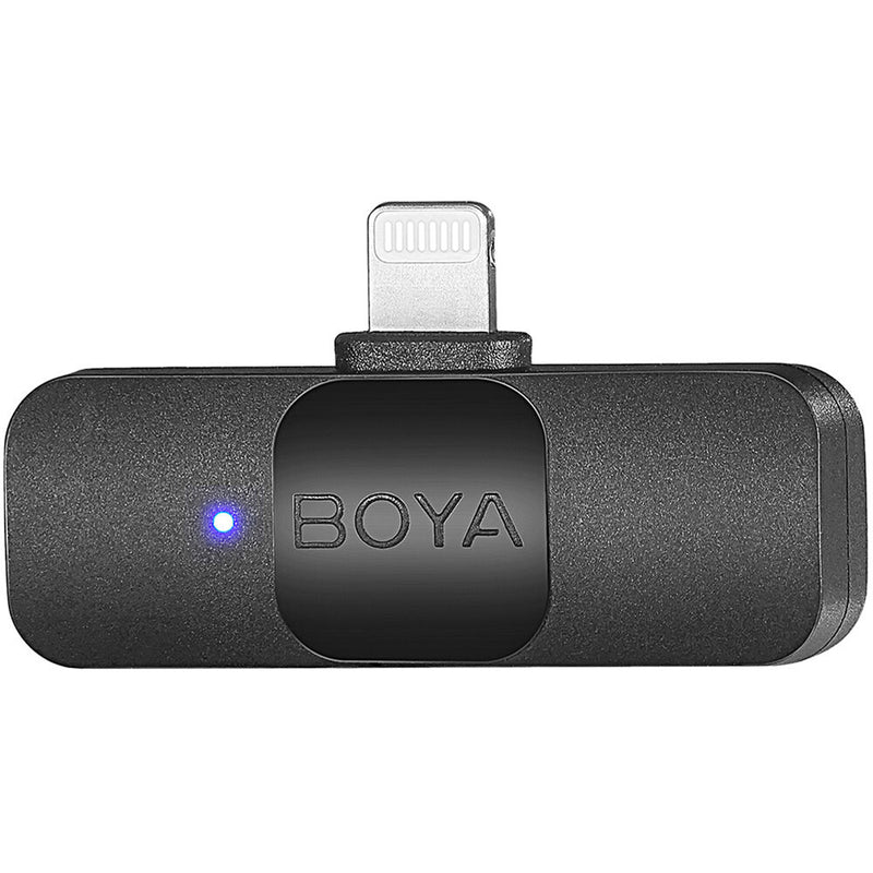 BOYA BY-V2 Ultracompact 2-Person Wireless Microphone System with Lightning Connector for iOS Devices (2.4 GHz)