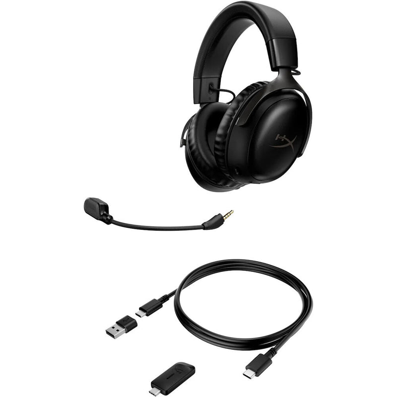 سماعة الألعاب اللاسلكية HyperX Cloud III (أسود)