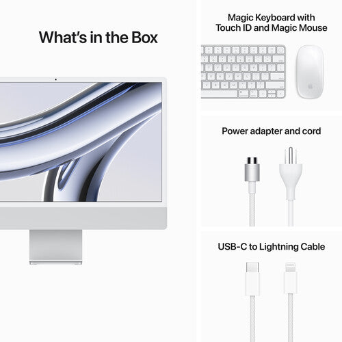 Apple iMac 24" Retina 4.5K display with M3 8-Core CPU 10-Core GPU - 8GB RAM - 512GB SSD (Arabic)