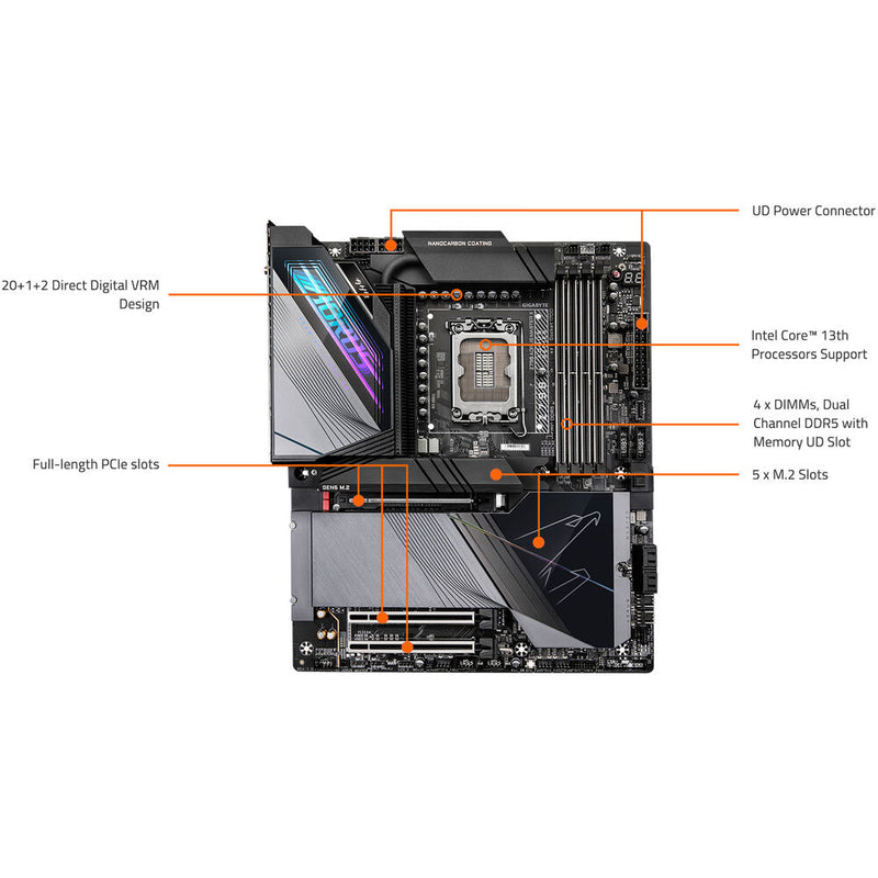 Gigabyte Z790 AORUS MASTER X E-ATX Motherboard