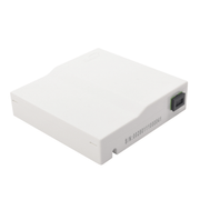 علبة طرفية للألياف الضوئية FiberHome FTB-501-B – لوحة أمامية 86×86، SC/APC، تثبيت جداري داخلي، إدارة مدمجة، تصنيف IP30