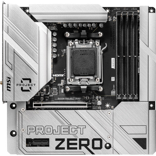 MSI B650M Project Zero AM5 Micro-ATX Motherboard