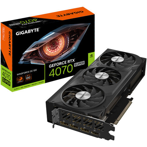 Gigabyte GeForce RTX 4070 SUPER WINDFORCE OC 12G Graphics Card