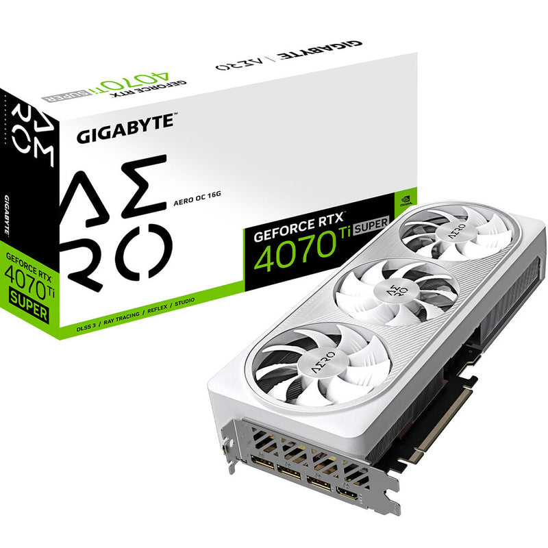 بطاقة رسومات جيجابايت GeForce RTX 4070 Ti SUPER AERO OC 16G