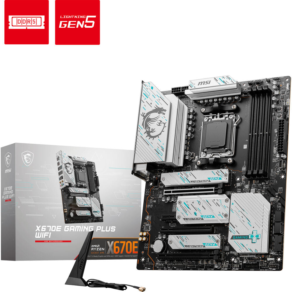 اللوحة الأم MSI X670E GAMING PLUS WIFI AM5 ATX