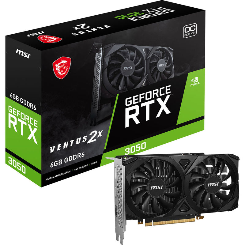 MSI GeForce RTX 3050 VENTUS 2X 6G OC Graphics Card