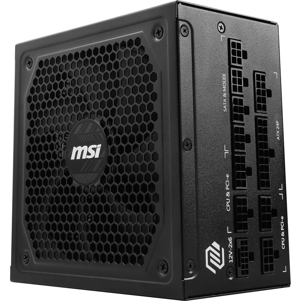 MSI MAG A1000GL PCIE5 1000W 80 PLUS Gold Modular Power Supply – AL