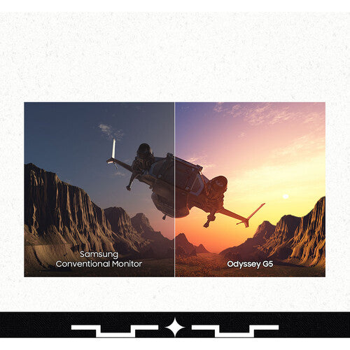 Samsung Odyssey G50D 32 1440p HDR 180 Hz Gaming Monitor
