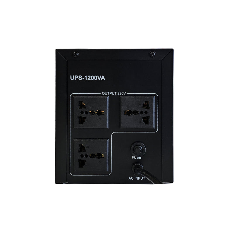 LamaSsu N-Series Offline UPS AVR - 1200 VA - 720W - Output (3) AC