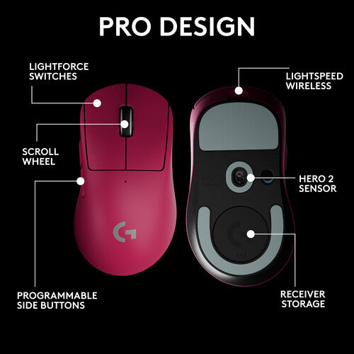 Logitech G PRO X SUPERLIGHT 2 LIGHTSPEED Wireless Gaming Mouse