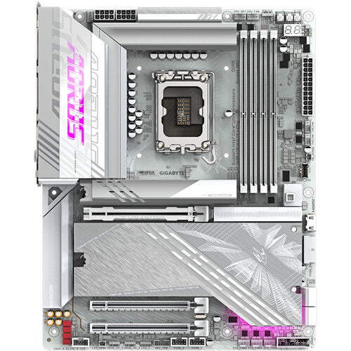 لوحة أم Gigabyte Z890 AORUS ELITE X ICE LGA 1851 ATX (أبيض ثلجي)