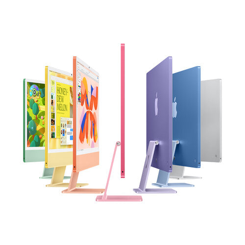 Apple iMac مقاس 24 بوصة بمعالج M4 ثماني النواة ومعالج رسومات ثماني النواة - 16 جيجابايت رام - 256 جيجابايت SSD (عربي، أزرق)