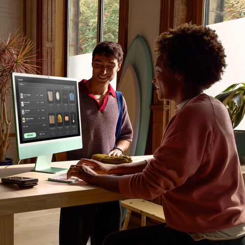 Apple iMac مقاس 24 بوصة بمعالج M4 ثماني النواة ومعالج رسومات ثماني النواة - 16 جيجابايت رام - 256 جيجابايت SSD (عربي، أزرق)