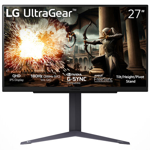 LG UltraGear 27" 1440p HDR 200 Hz Gaming Monitor