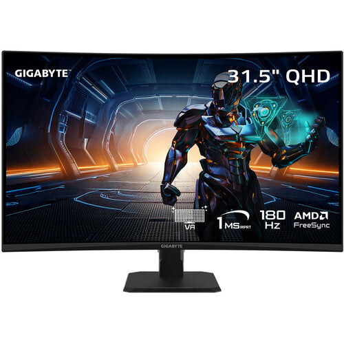 Gigabyte GS32QCA 31.5" 1440p HDR 180 Hz Curved Gaming Monitor