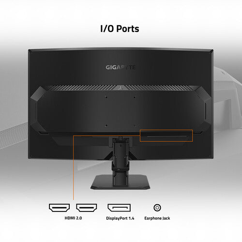 Gigabyte GS32QCA 31.5" 1440p HDR 180 Hz Curved Gaming Monitor