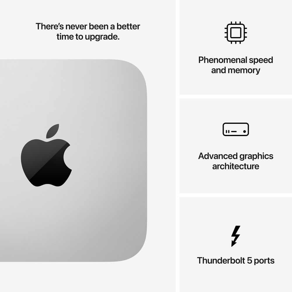 Apple Mac Studio مع M4 Max 14-Core - ذاكرة وصول عشوائي (RAM) سعة 36 جيجابايت - قرص SSD سعة 512 جيجابايت - وحدة معالجة رسومات (GPU) سعة 32 نواة 