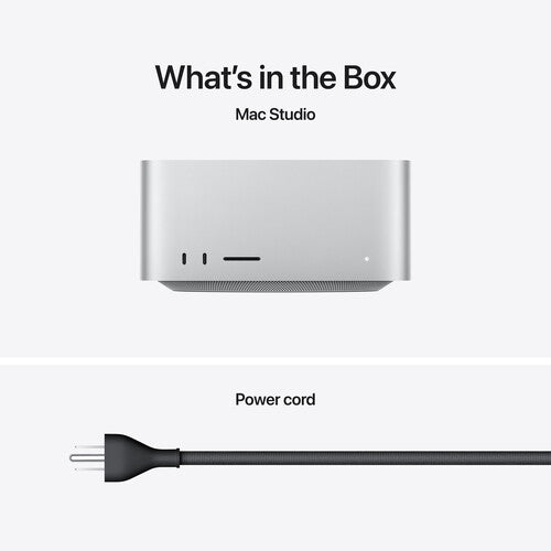 Apple Mac Studio مع M4 Max 14-Core - ذاكرة وصول عشوائي (RAM) سعة 36 جيجابايت - قرص SSD سعة 512 جيجابايت - وحدة معالجة رسومات (GPU) سعة 32 نواة 
