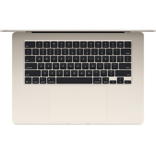 أبل ماك بوك إير M4 مقاس 15 بوصة - معالج 10 أنوية - ذاكرة وصول عشوائي (RAM) سعة 16 جيجابايت - قرص SSD سعة 512 جيجابايت - معالج رسومات 10 أنوية - اللغة العربية