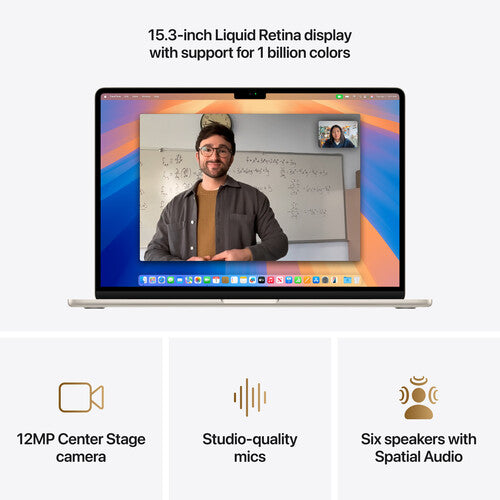 Apple 15" MacBook Air M4  - 10-Core CPU  - 24GB RAM - 512GB SSD - 10-Core GPU - Arabic