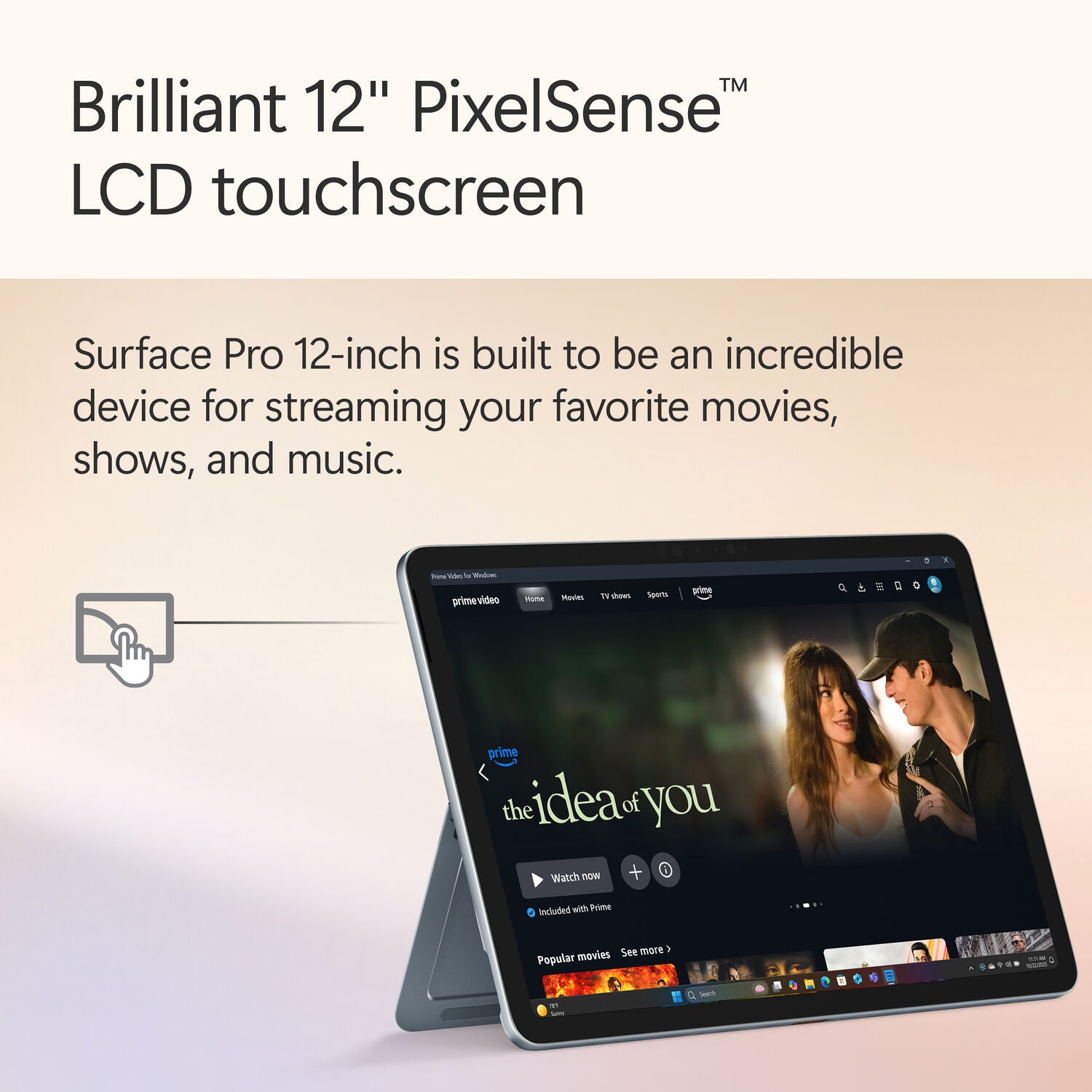 Microsoft 12" Surface Pro Copilot+ PC - 12" LCD Touchscreen - Snapdragon X Plus - 16GB RAM - 512GB - Qualcomm Adreno GPU - Windows 11 Home (Ocean)