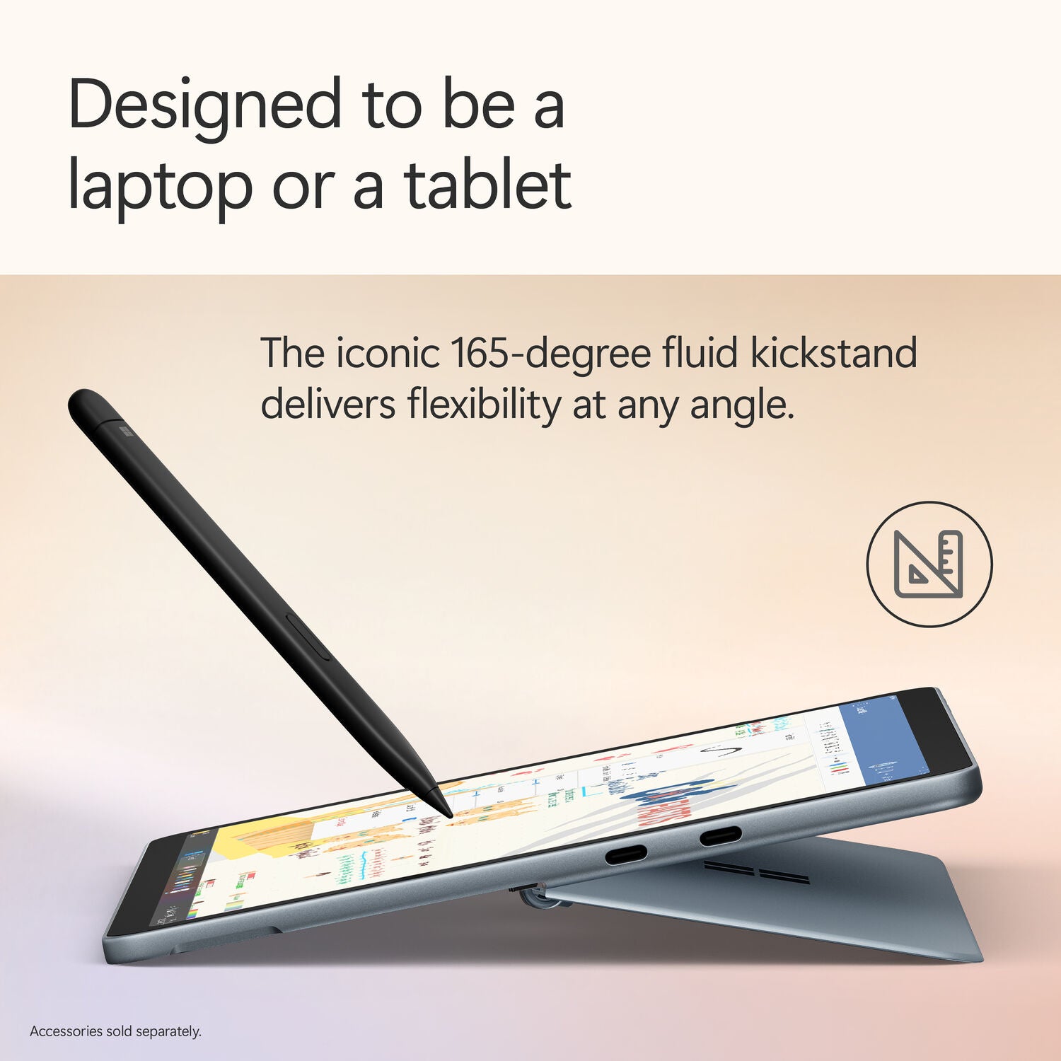 Microsoft 12" Surface Pro Copilot+ PC - 12" LCD Touchscreen - Snapdragon X Plus - 16GB RAM - 512GB - Qualcomm Adreno GPU - Windows 11 Home (Ocean)