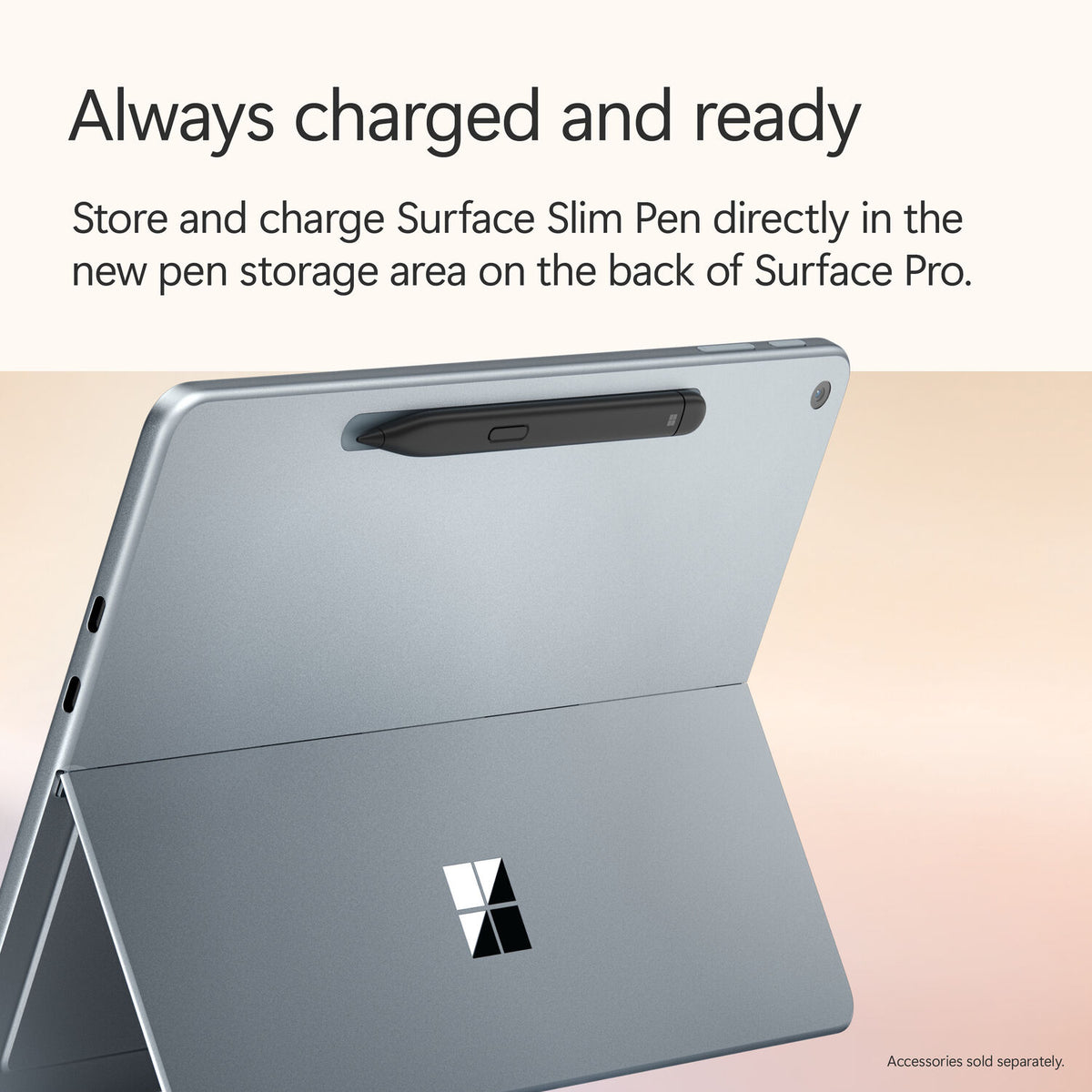 Microsoft 12" Surface Pro Copilot+ PC - 12" LCD Touchscreen - Snapdragon X Plus - 16GB RAM - 512GB - Qualcomm Adreno GPU - Windows 11 Home (Ocean)