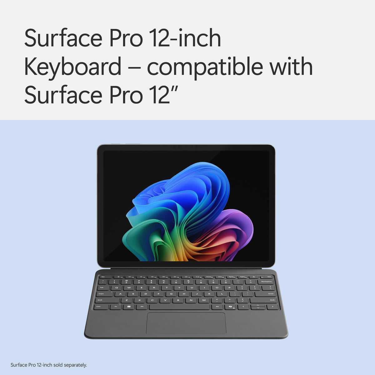 Microsoft 12" Surface Pro Keyboard Cover with Slim Pen 2 - English/Arabic (Slate)