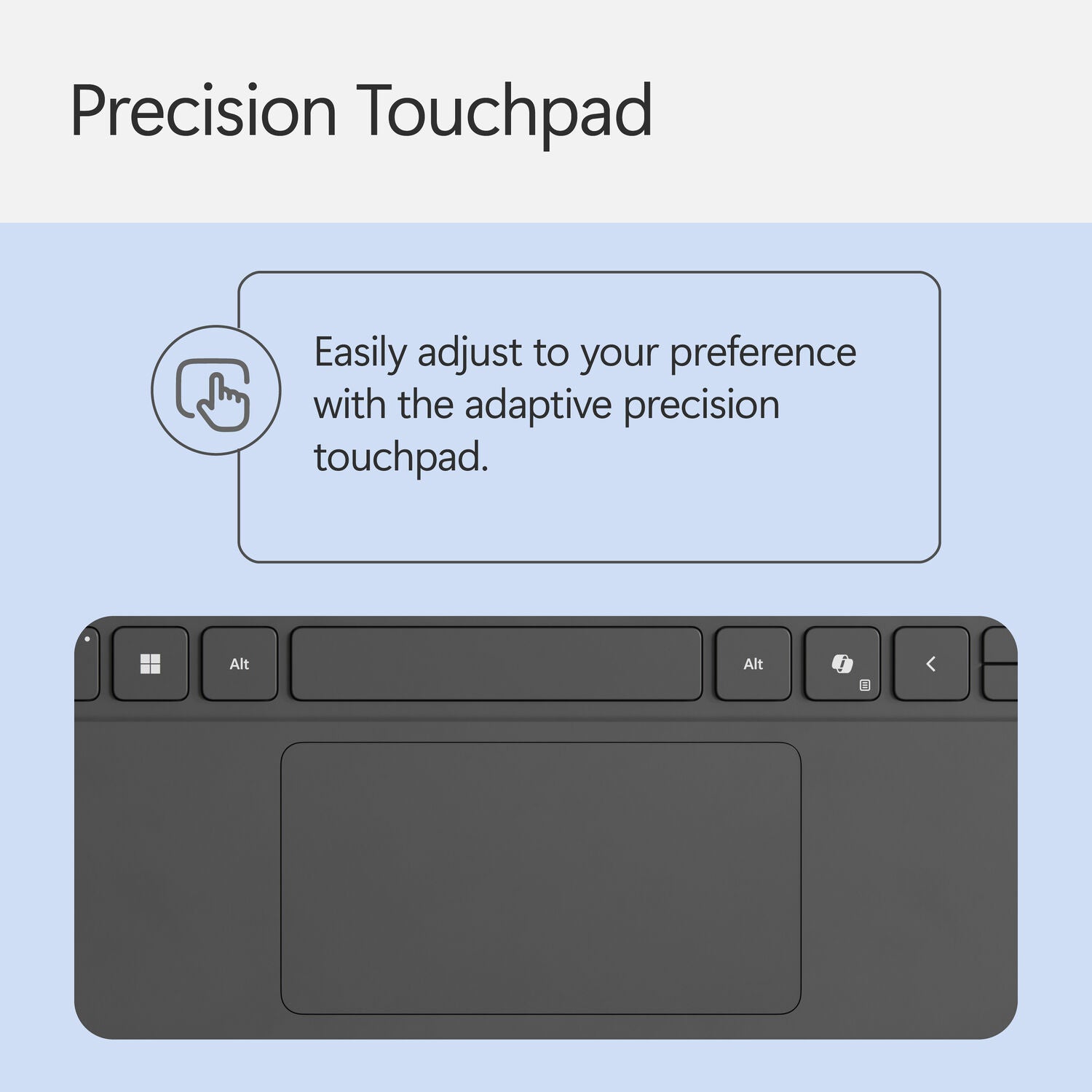 Microsoft 12" Surface Pro Keyboard Cover with Slim Pen 2 - English/Arabic (Slate)