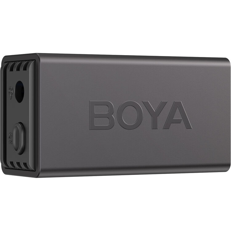 نظام ميكروفون لاسلكي BOYA BOYALINK 3 لشخصين مزوّد بالذكاء الاصطناعي، بتردد 2.4GHz، ومرسلين مزدوجين، وإلغاء ضوضاء بالذكاء الاصطناعي، للكاميرات والهواتف الذكية والأجهزة المحمولة – أسود