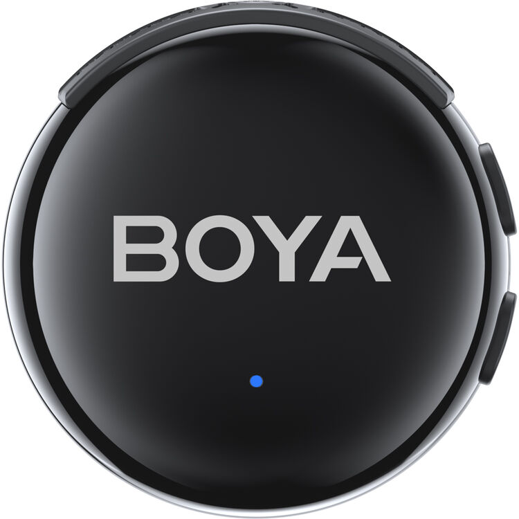 نظام ميكروفون لاسلكي BOYA BOYALINK 3 لشخصين مزوّد بالذكاء الاصطناعي، بتردد 2.4GHz، ومرسلين مزدوجين، وإلغاء ضوضاء بالذكاء الاصطناعي، للكاميرات والهواتف الذكية والأجهزة المحمولة – أسود