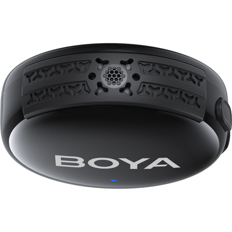 نظام ميكروفون لاسلكي BOYA BOYALINK 3 لشخصين مزوّد بالذكاء الاصطناعي، بتردد 2.4GHz، ومرسلين مزدوجين، وإلغاء ضوضاء بالذكاء الاصطناعي، للكاميرات والهواتف الذكية والأجهزة المحمولة – أسود