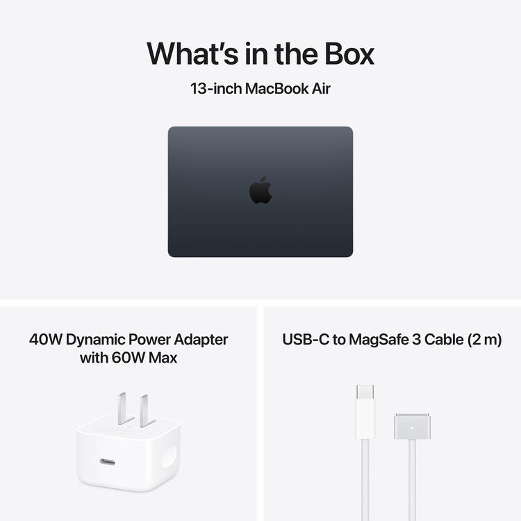 Apple 13" MacBook Air M5 10-Core CPU - 16GB RAM - 1TB SSD - 10-Core GPU - Arabic (Midnight)