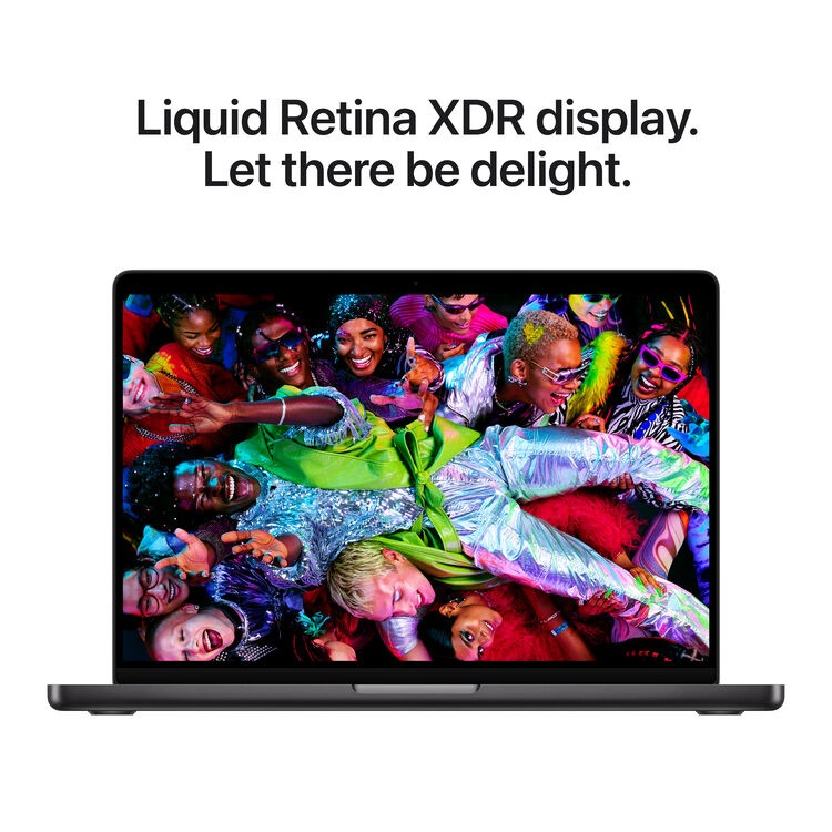 جهاز Apple MacBook مقاس 16 بوصة بمعالج M5 Pro ثماني عشر النواة - 24 جيجابايت RAM - سعة تخزين 1 تيرابايت SSD - معالج رسوميات 20 نواة -